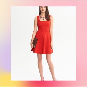 BANANA REPUBLIC FIT AND FLARE DRESS